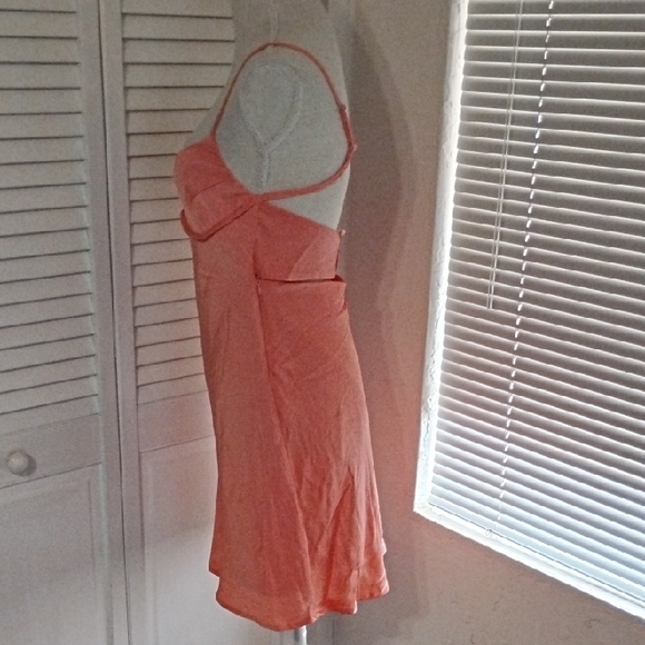 Windsor Coral Mini Dress - Picture 3 of 5